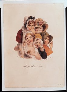 ¡Ah! ¡Qué bueno!, grabado por François Seraphin Delpech de Louis Leopold Boilly